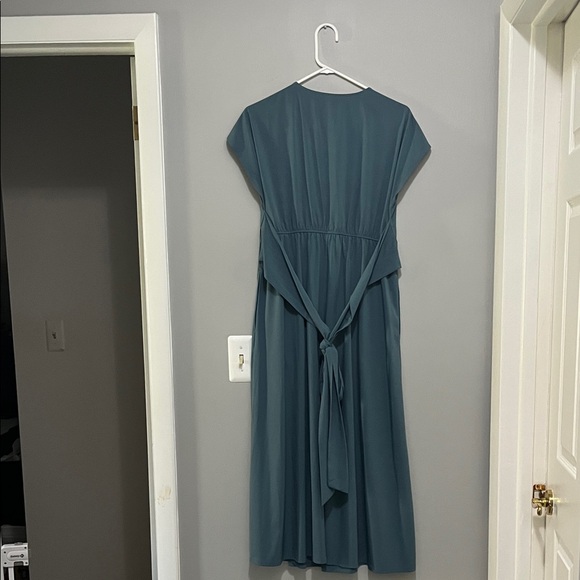 NWOT Halara Teal Midi Dress - Picture 6 of 7